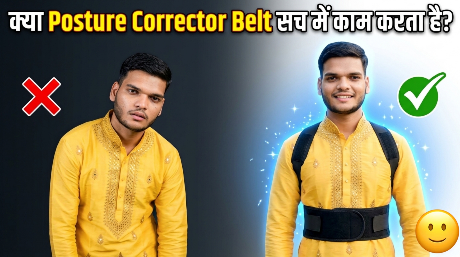 Posture corrector belt 